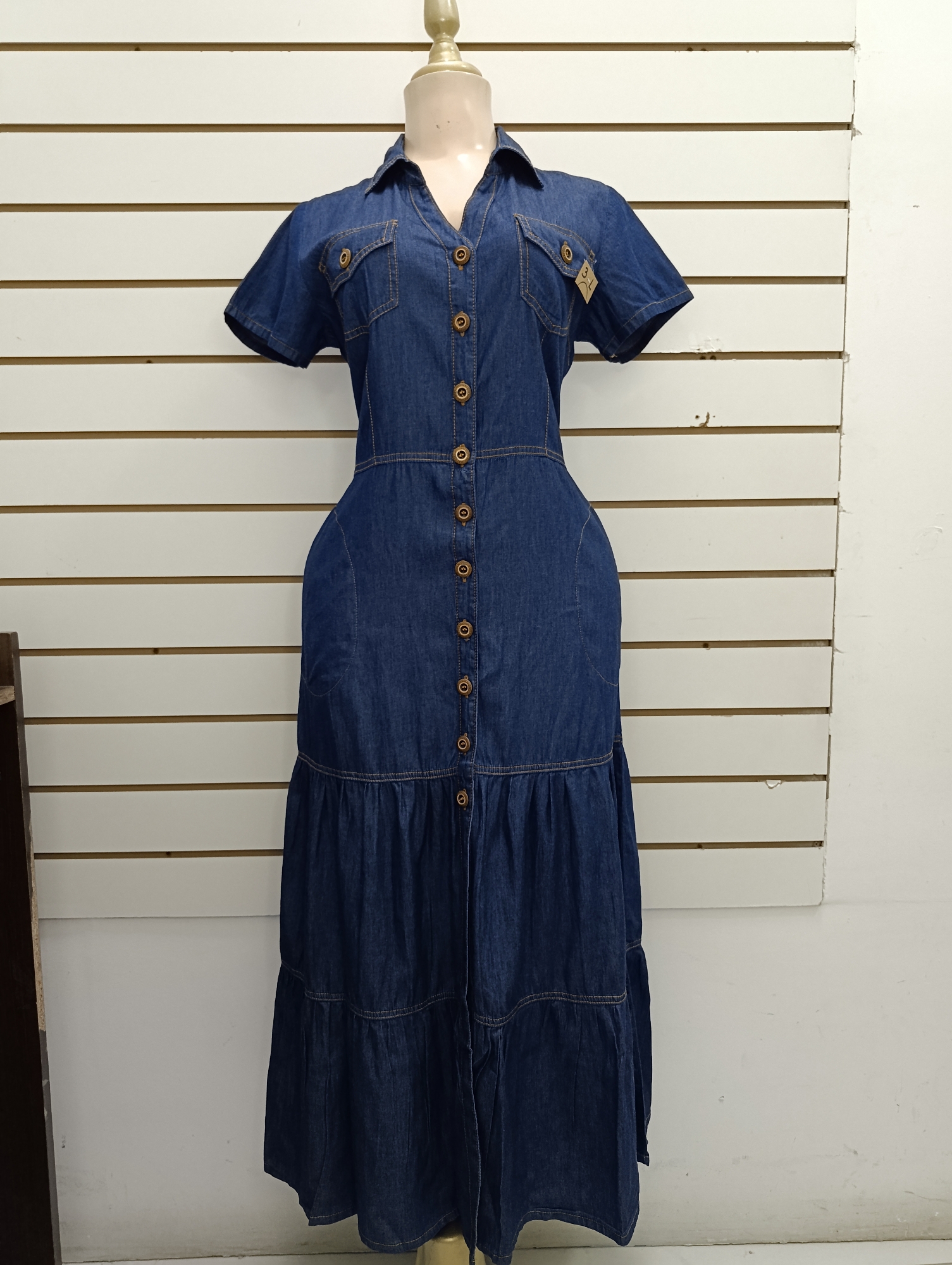 Vestido Jeans Camisero  0020 - Imagen 3