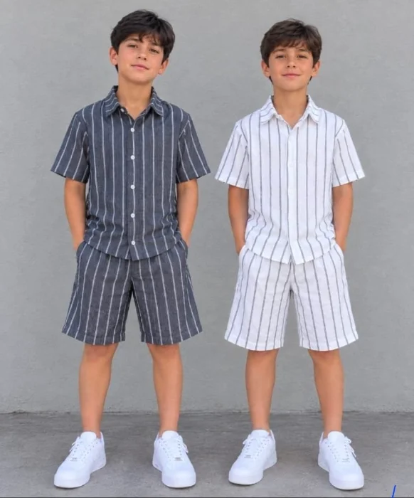 Conjunto Camisa Cey Rallado de Nene