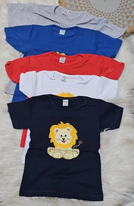 Remera Bebe Algodon Peinado