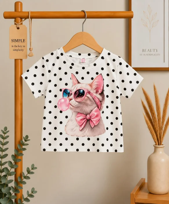 Remera Pupera Lunares Yersey