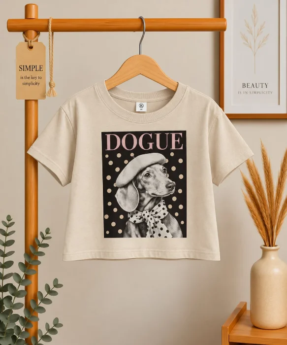 Pupera Estampada  Algodón Peinado