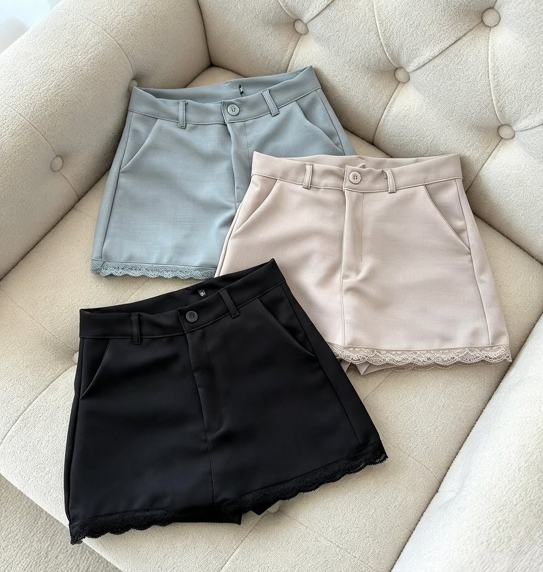Short Pollera Puntilla Sastrero - Imagen 3