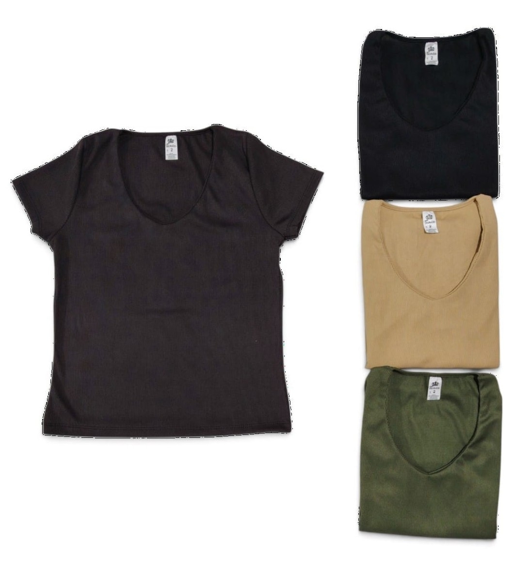 Remera de Dama Cuello V - Imagen 2