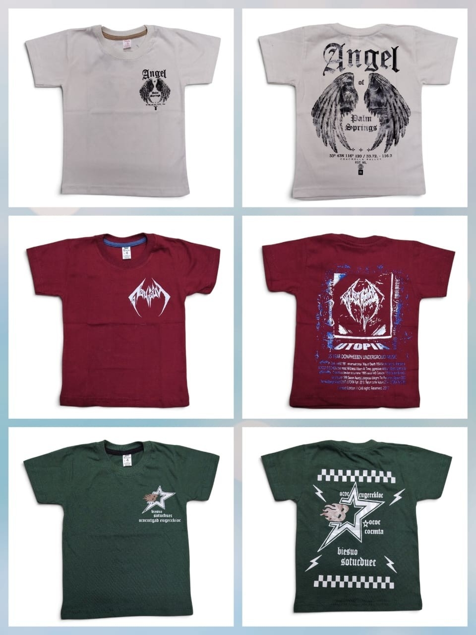 Remera de Niño Doble Estampado - Imagen 2