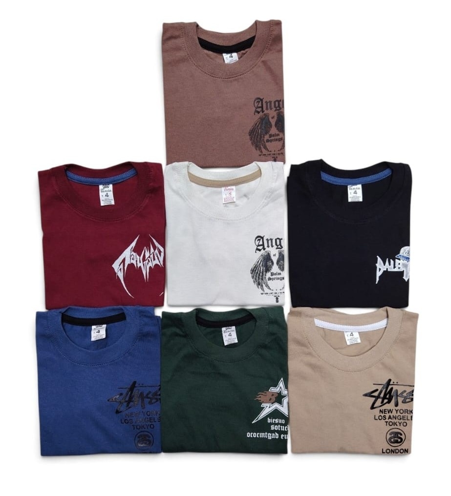 Remera de Niño Doble Estampado - Imagen 3
