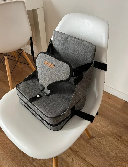 Sillita de Comer Bebé Portátil  + Adaptable & Ajustable // Compacta & Liviana