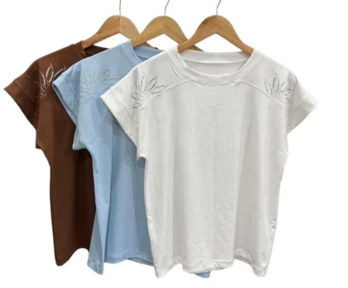 Remera Daría con Strass