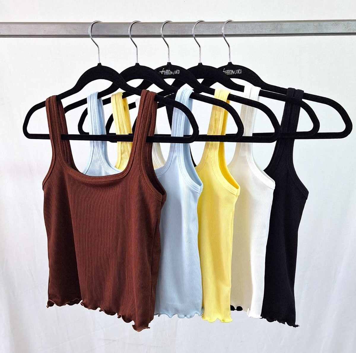 Musculosa Cuello Cuadrado Rulette Largo Morley Prince - Imagen 2
