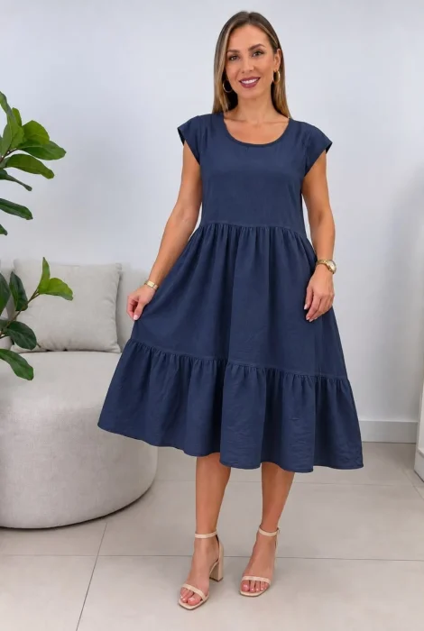 Vestido Volado Corto