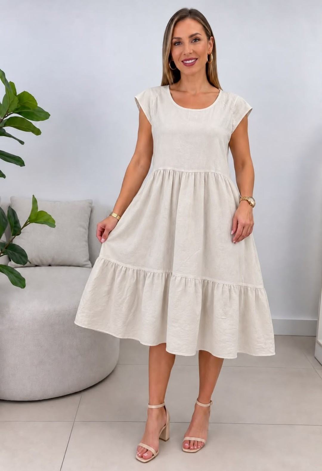 Vestido Volado Corto - Imagen 2
