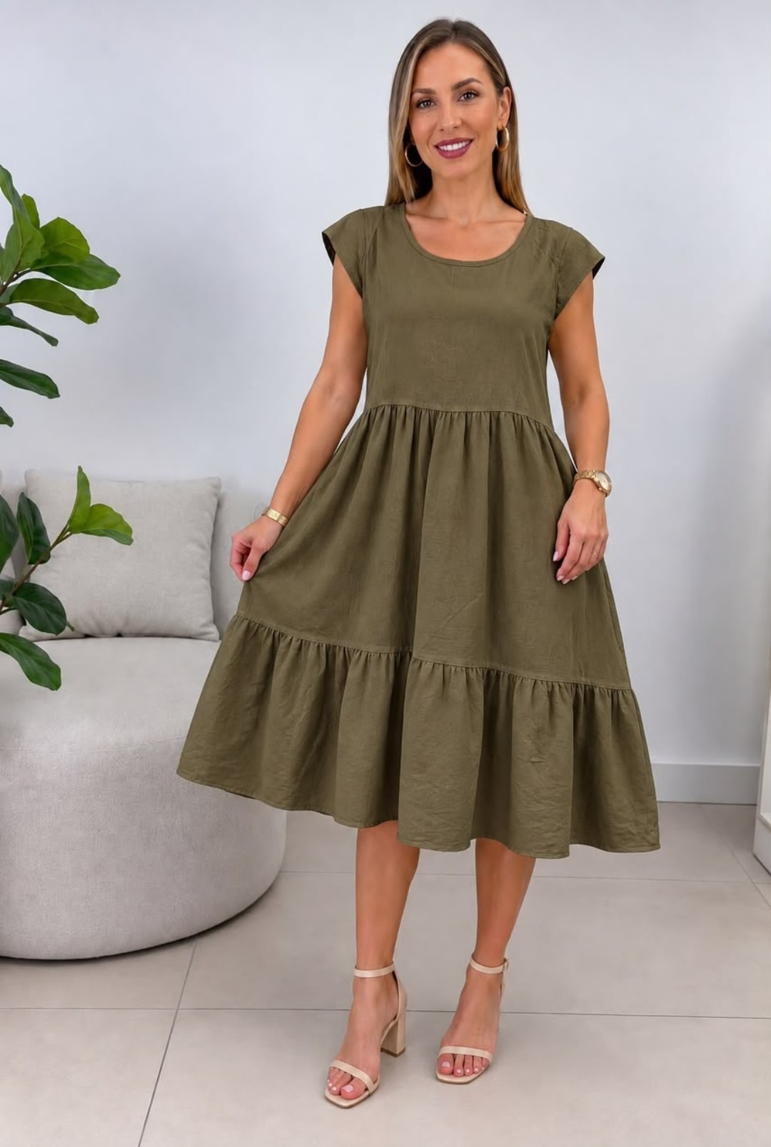 Vestido Volado Corto - Imagen 3