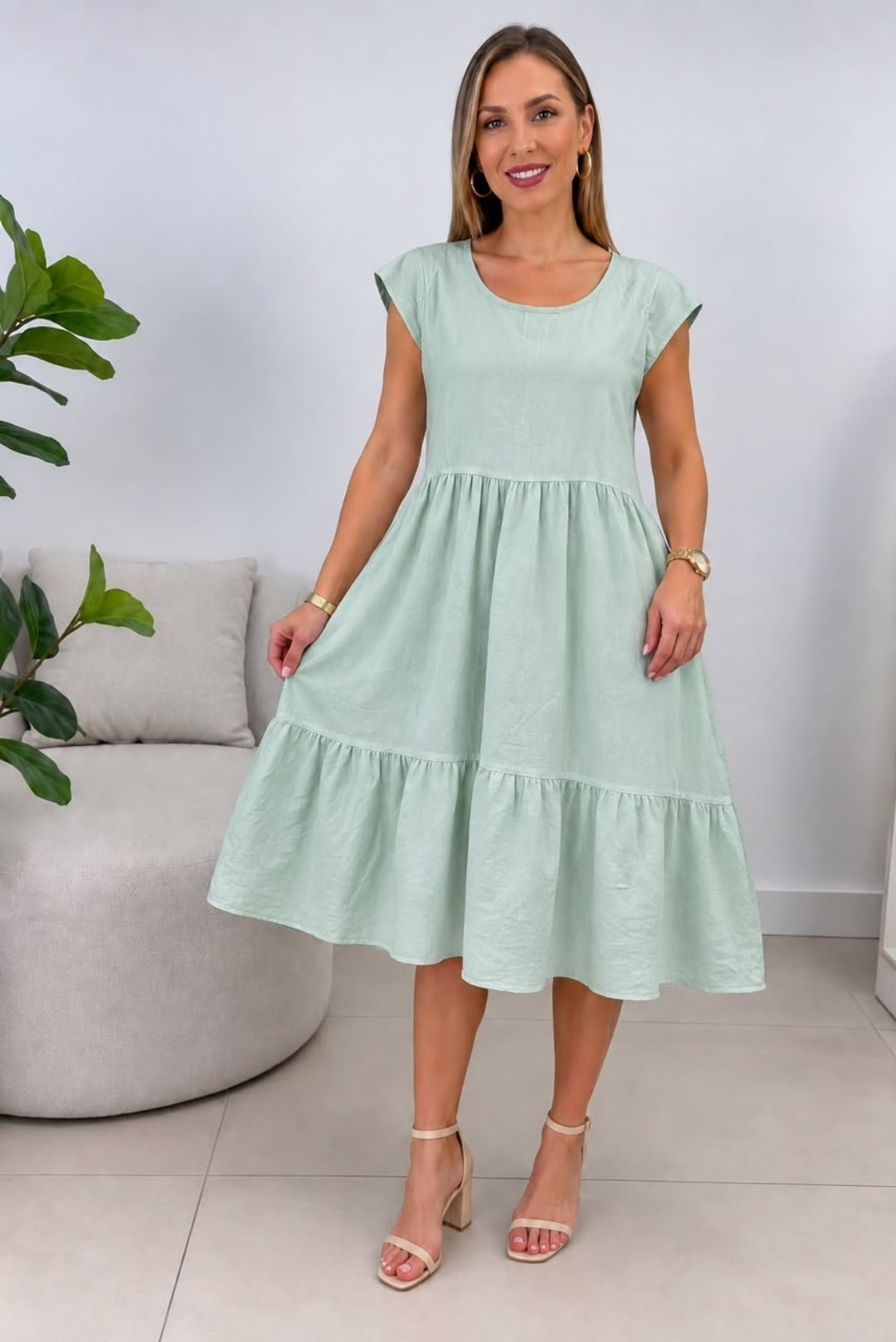 Vestido Volado Corto - Imagen 5