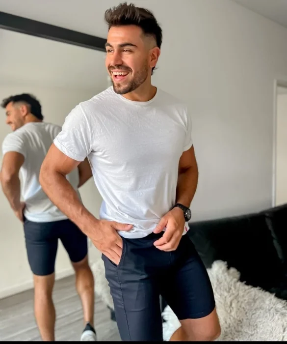 Bermudas Corte Chino