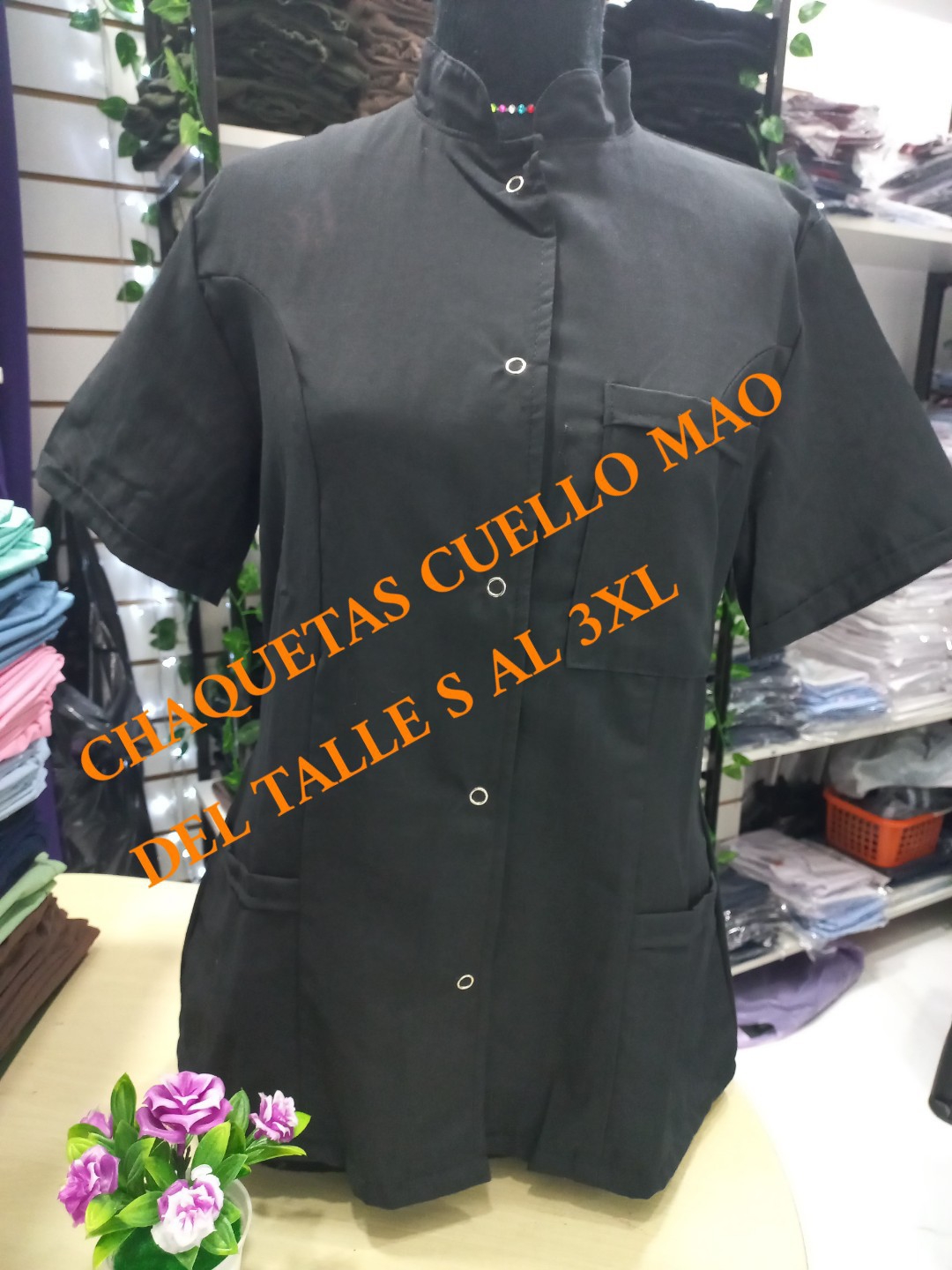 Chaquetas Medicas Cuello Mao - Imagen 2