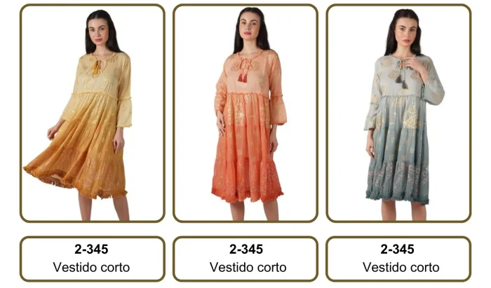 Vestido Corto 2345