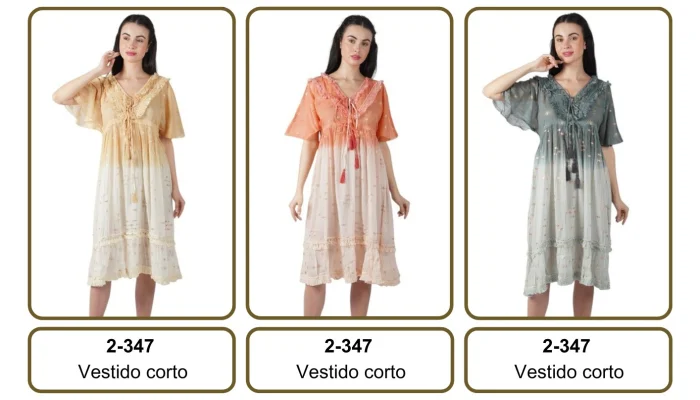 Vestido Corto 2347
