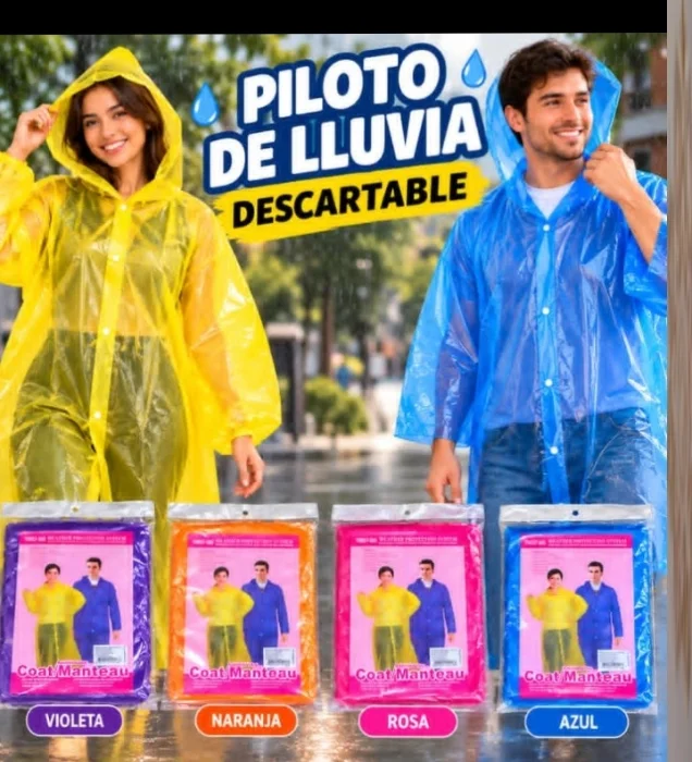 Pilotos a la Lluvia Descartables
