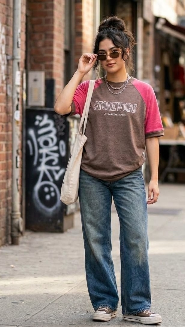 Remera Combinada de Jersey Peinado 20/1 - Imagen 2
