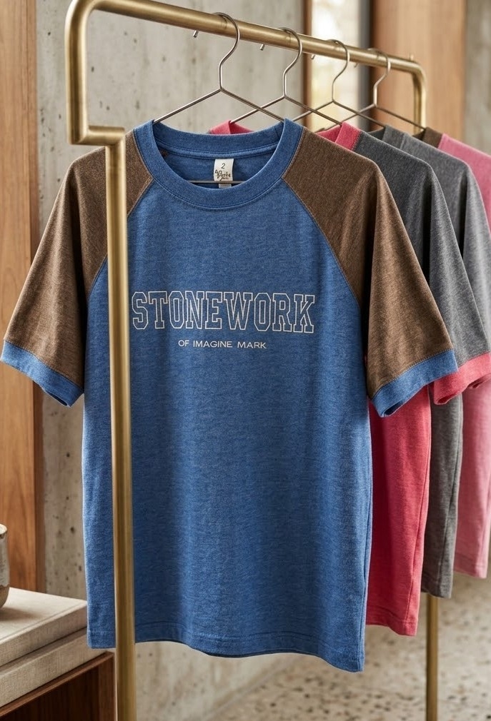 Remera Combinada de Jersey Peinado 20/1 - Imagen 3