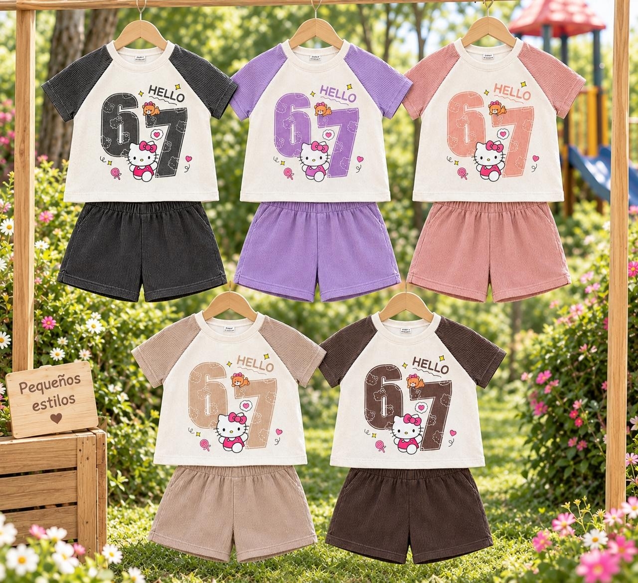 Conjunto Kitty  Nena - Imagen 2