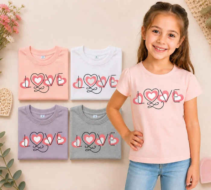 Remeras Nena Algodón Peinado 24.1