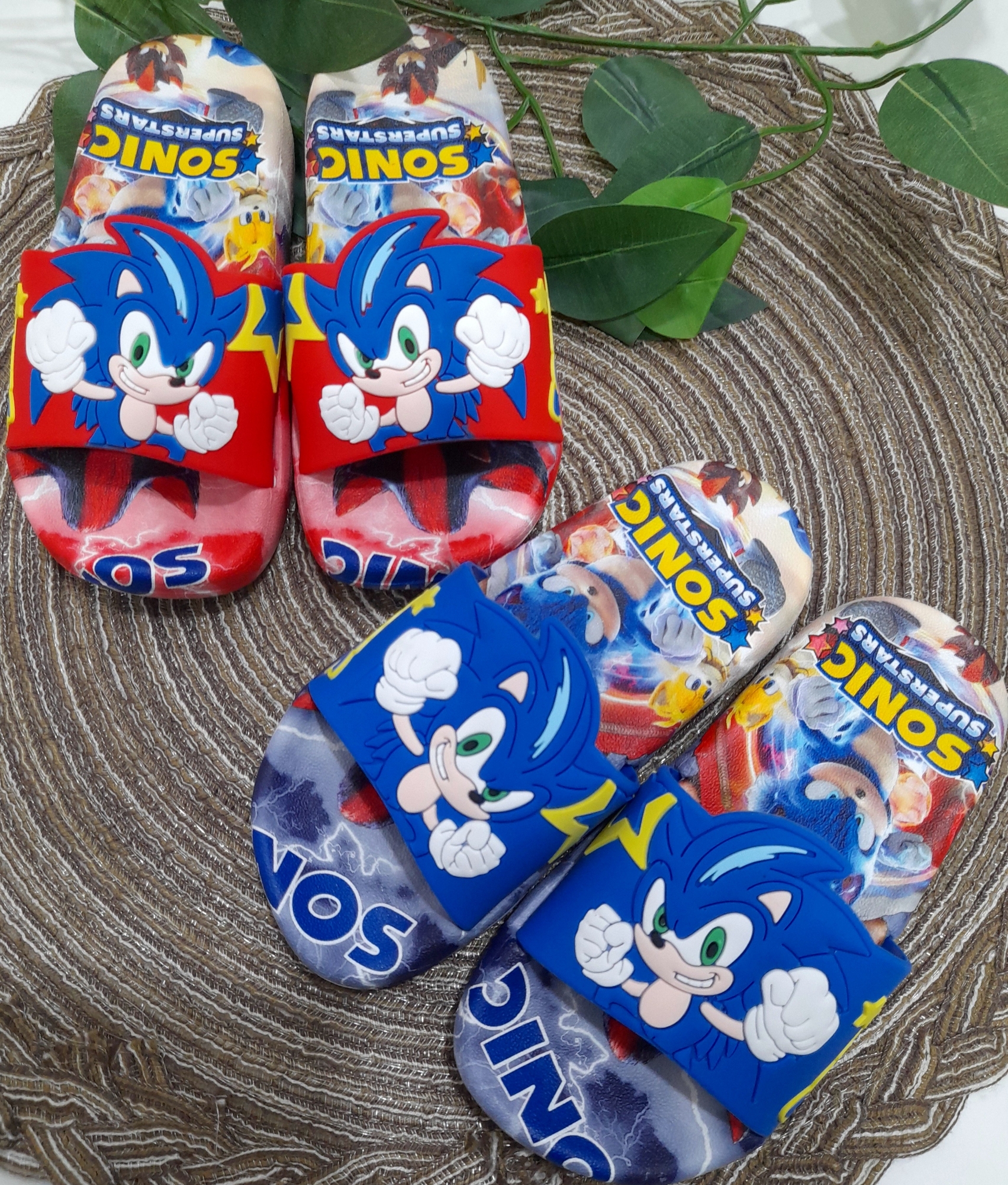 Chanclas Sonic 24a29 30a35 Importada Niños - Imagen 1
