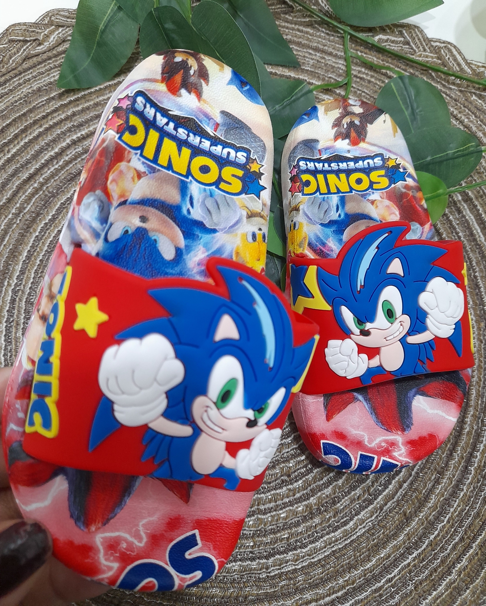 Chanclas Sonic 24a29 30a35 Importada Niños - Imagen 2