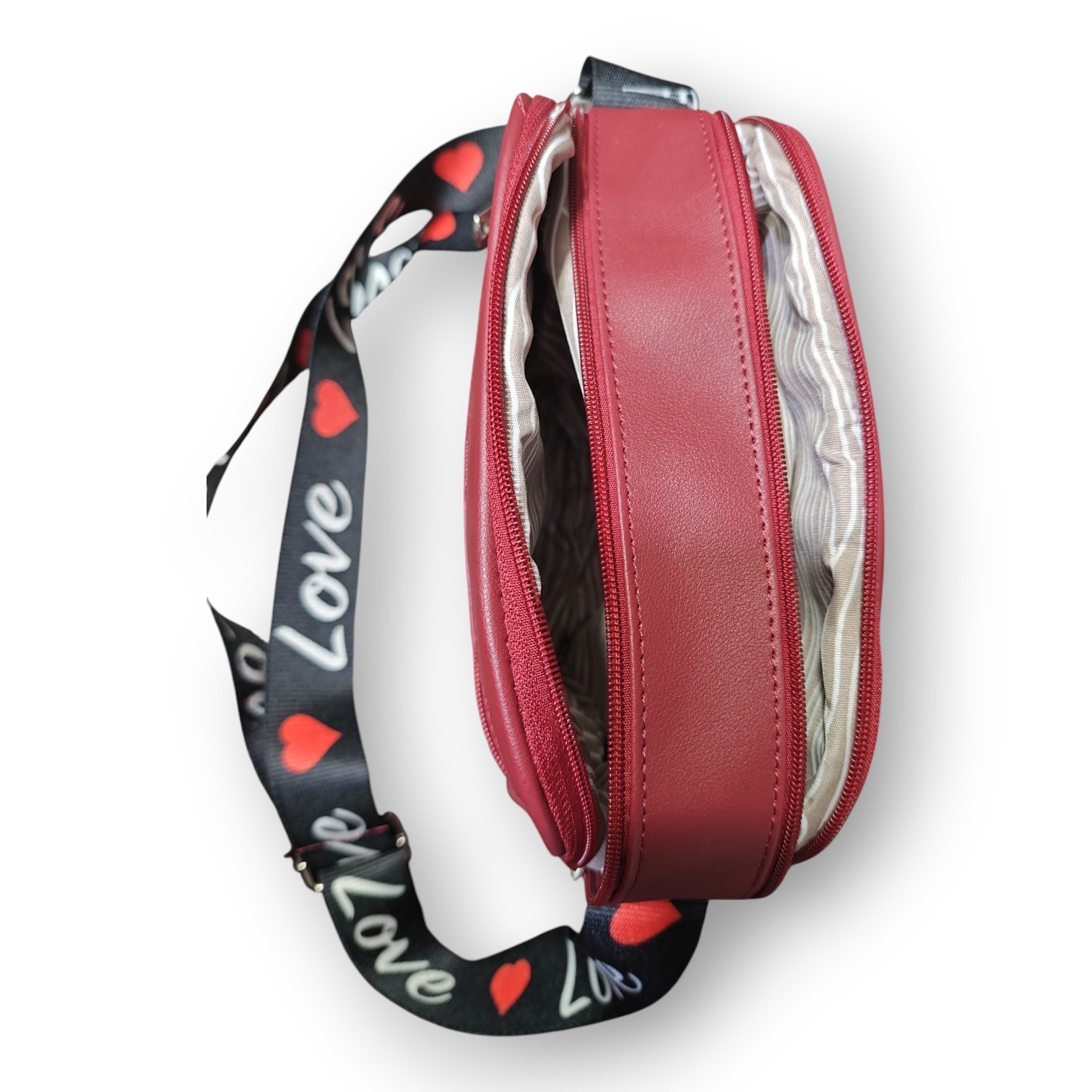 Bandolera Doble Compartimento Forradas 23×17×prof 8 Cm Aprox, Marroquíneria - Imagen 2