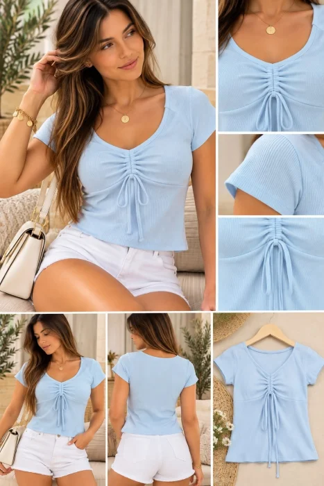 Remera Medio Cuello Bote