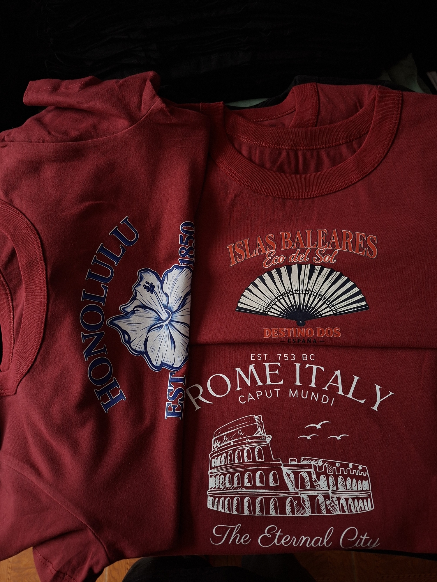 Baby Tees de Algodon con Lycra 30.1 Peinado Estampado - Imagen 3