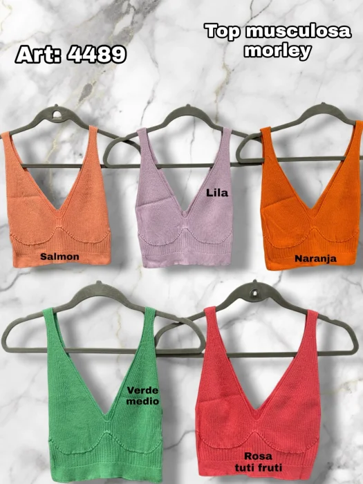 Musculosa de Hilo Algodón Morley
