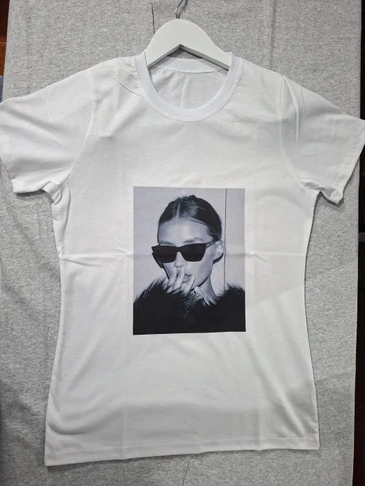 Remera de Dama de Algodon Peinado 24.1