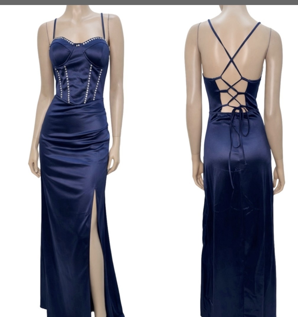 Vestido Importado Armaso con Taza y Pedreria - Imagen 2