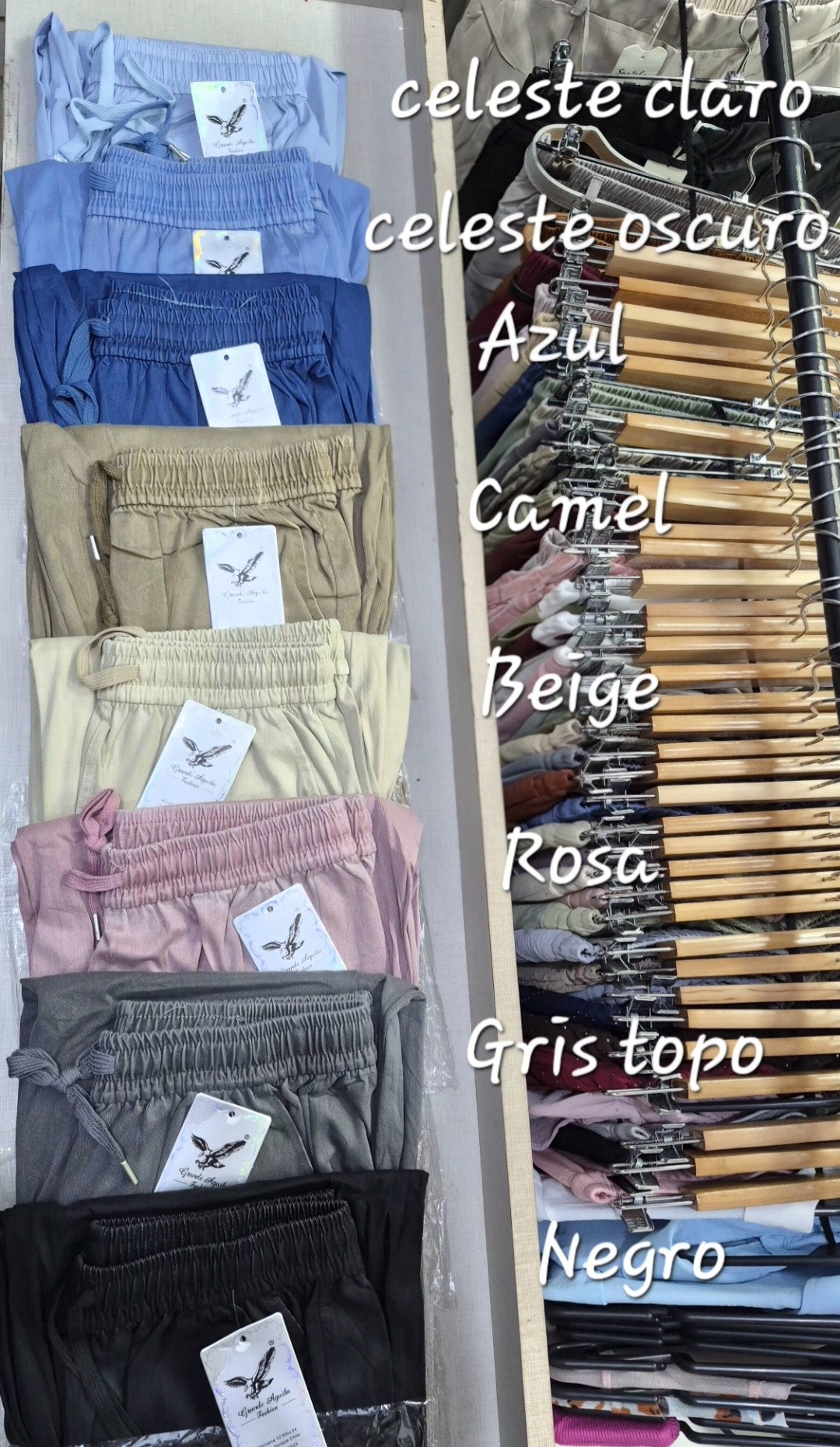 Palazo Simil Jeans Importado - Imagen 2