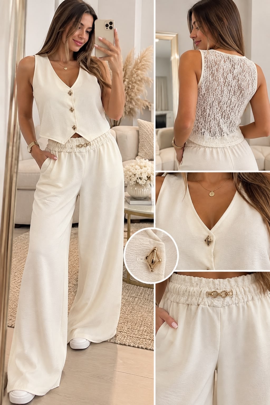 Conjunto Importado con Encaje - Imagen 3