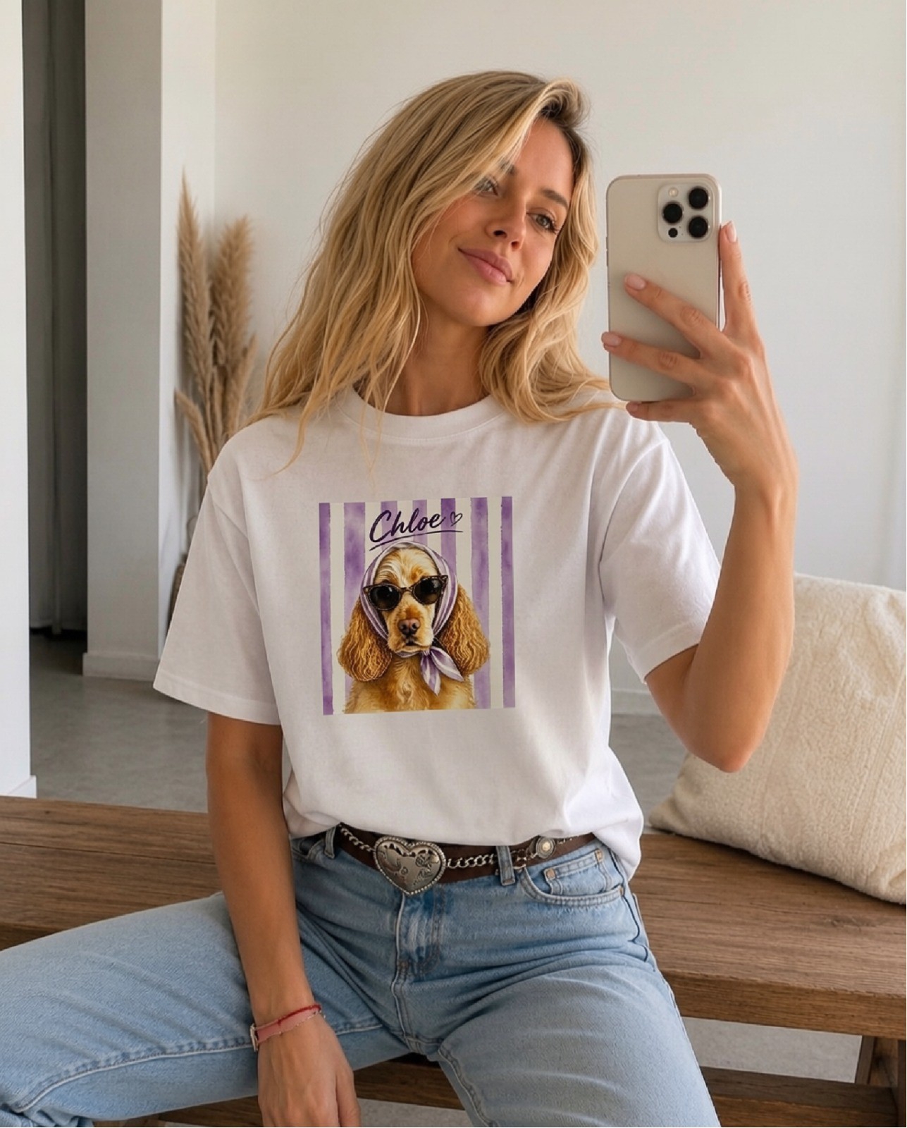 Remera Chloe Algodón Premium - Imagen 4