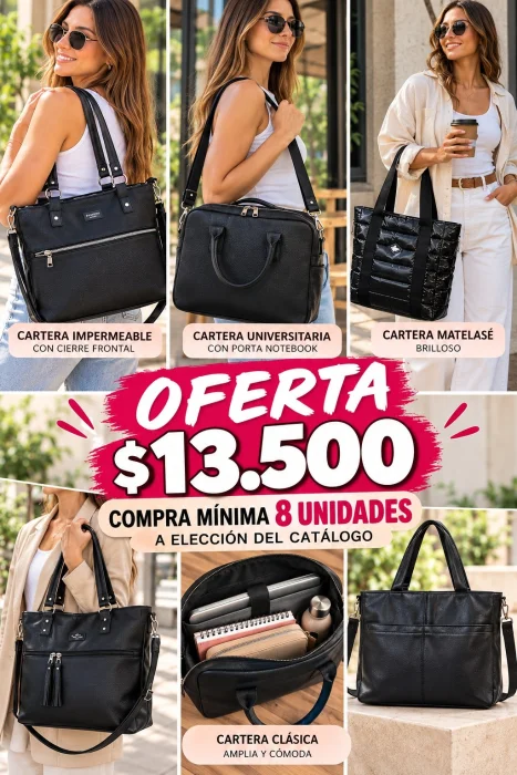 Carteras Ofertas $13.500
