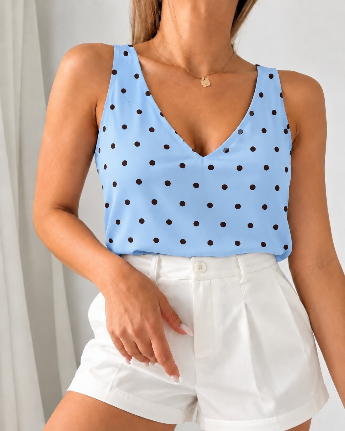 Blusa  V  Lunares - Imagen 2