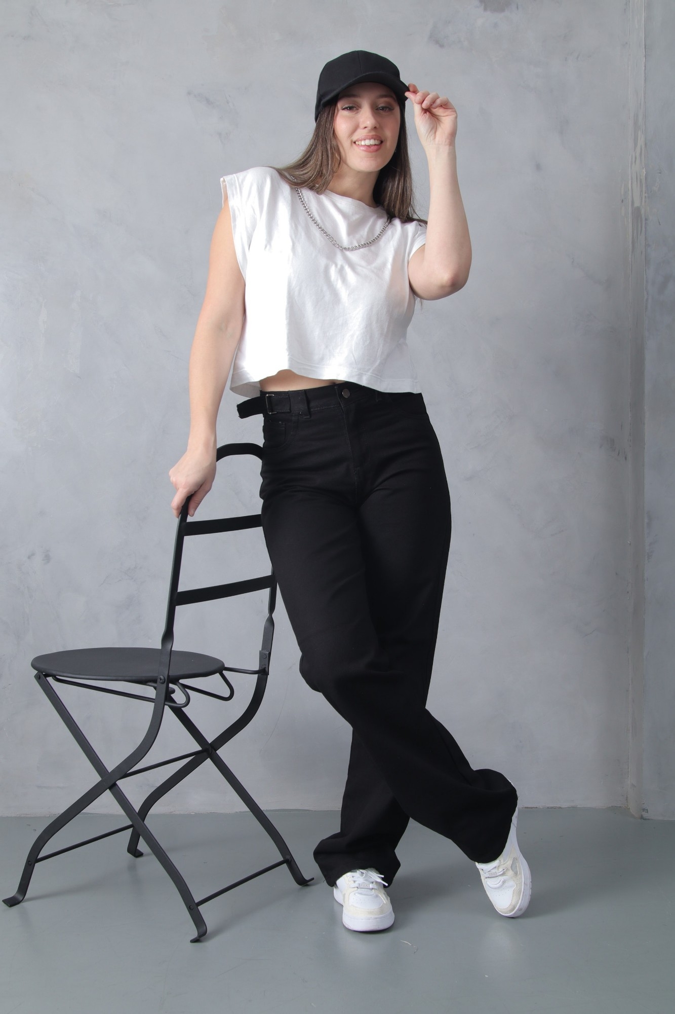 Wide Leg Negro con Regulador! Rigido - Imagen 3