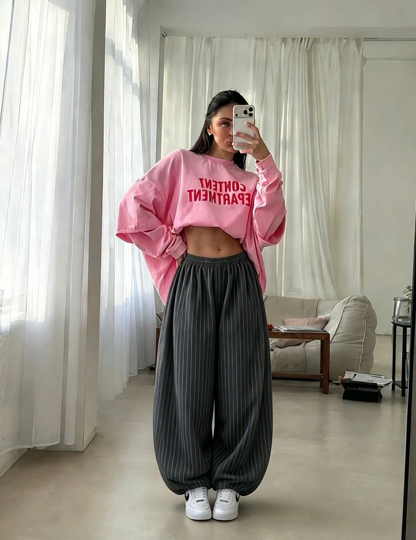 Pantalón Babucha Rayado - Imagen 4