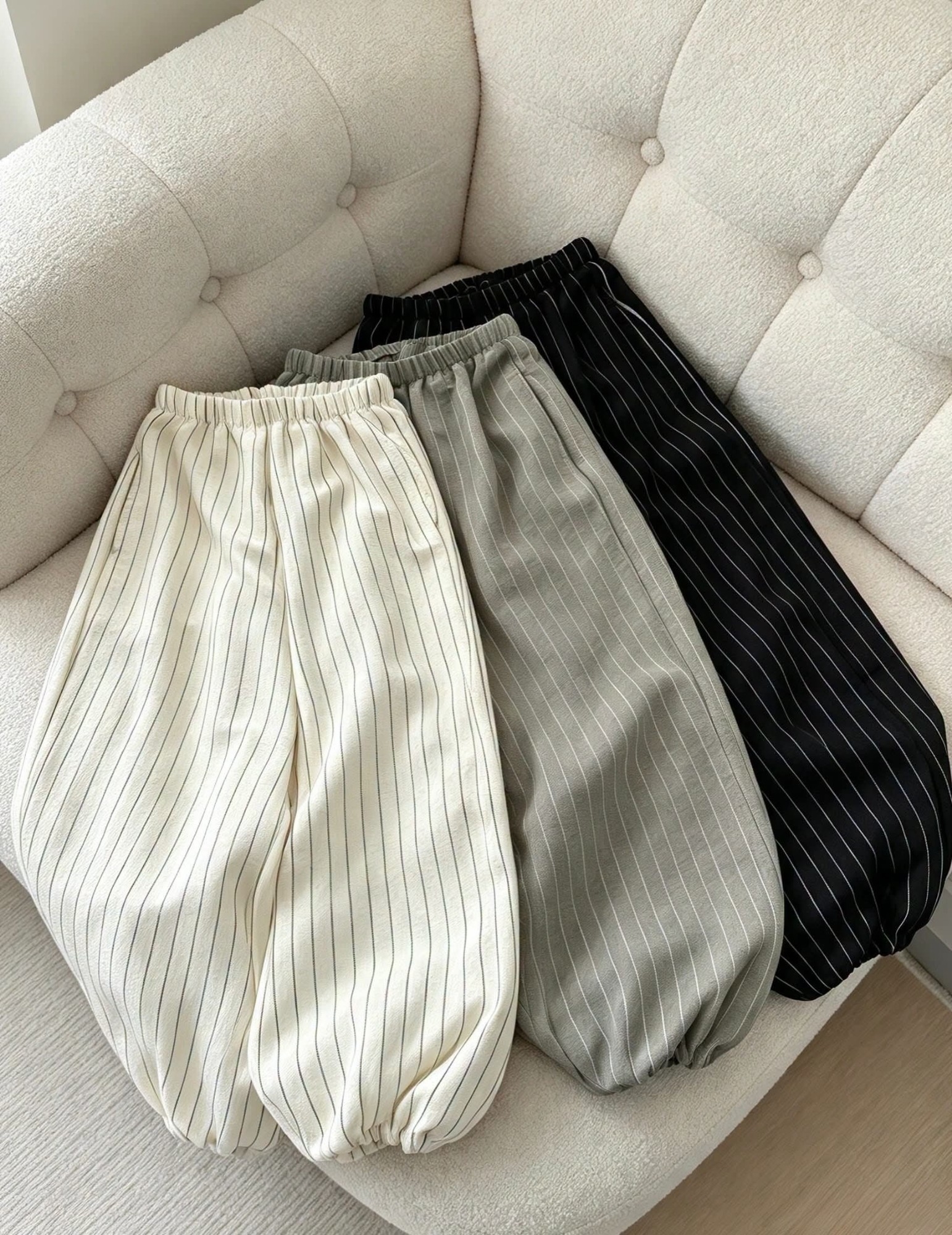 Pantalón Babucha Rayado - Imagen 5