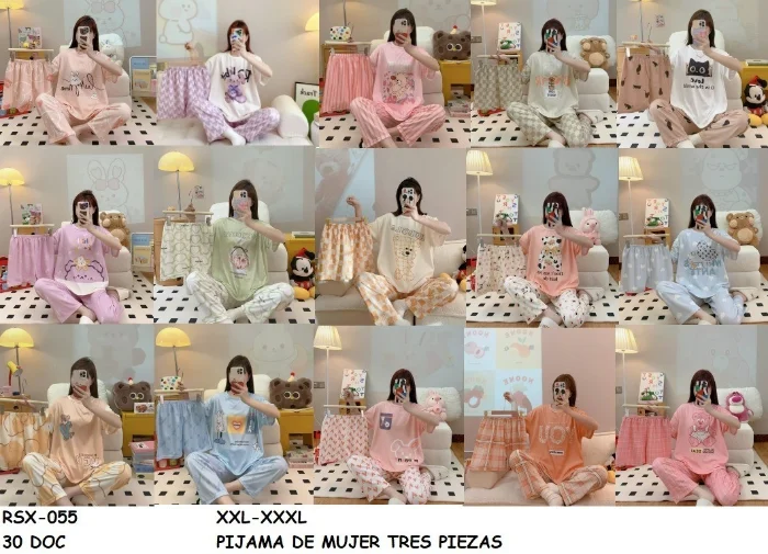 Pijama de 3 Piesas