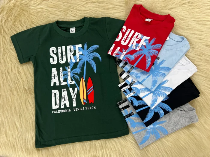 Remera Algodón Peinado Niño