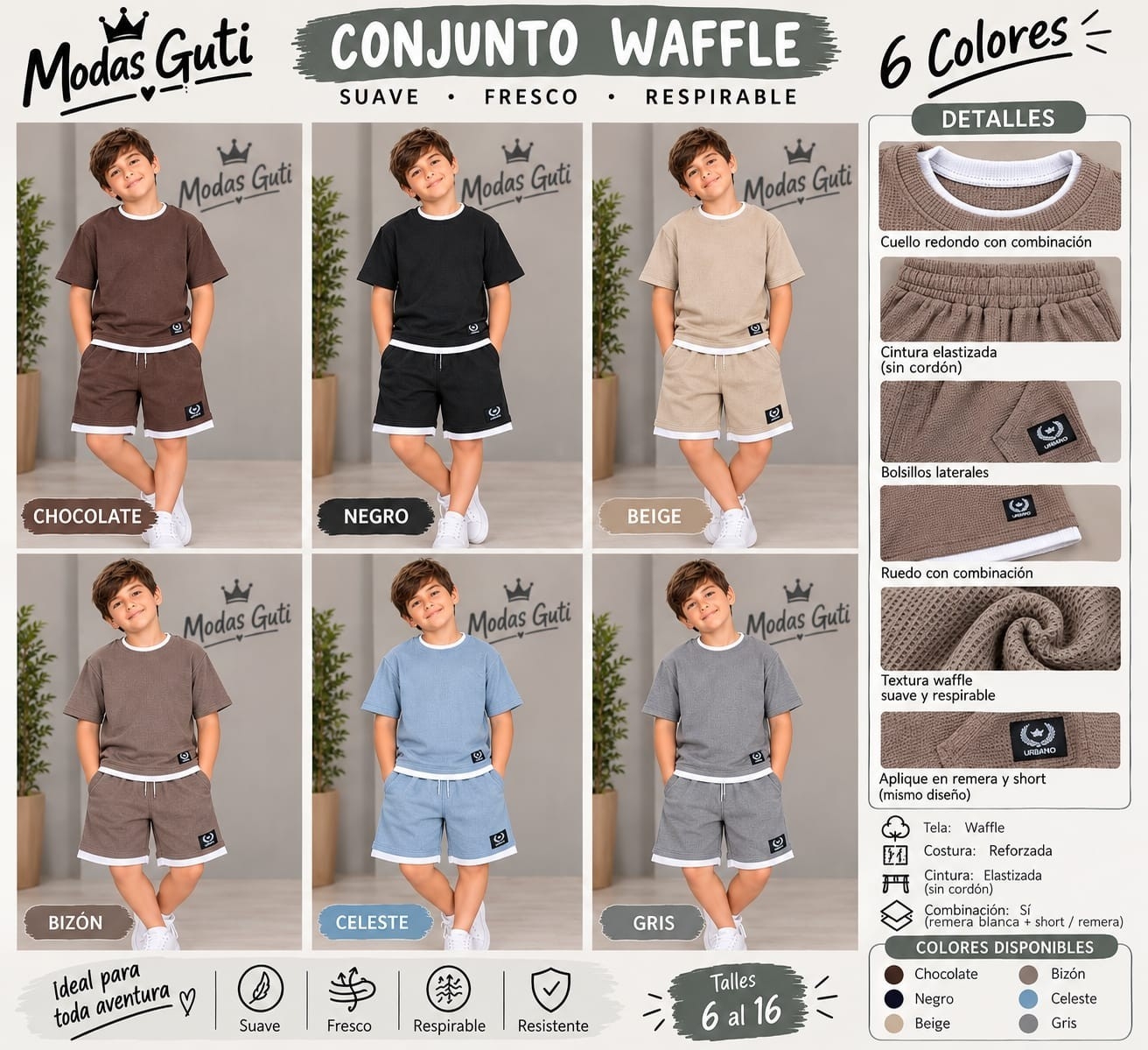 Conjuntos  Nene  Wafle - Imagen 2