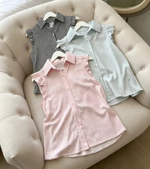 Blusa Lino Rayada