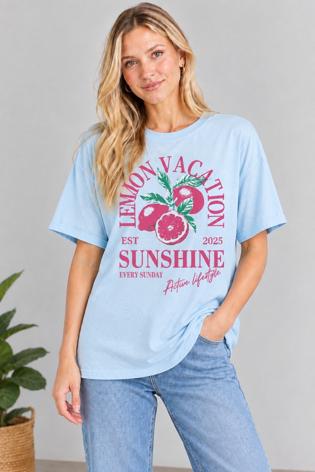 Remeron Oversize Estampa Sunshine - Imagen 2