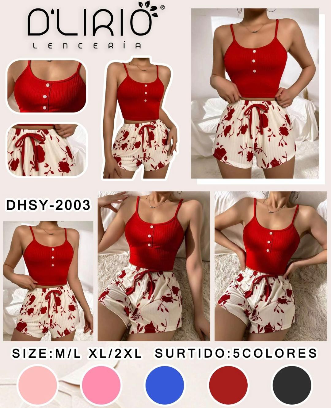 Piyama D'lirio Estampado (docena) - Imagen 2