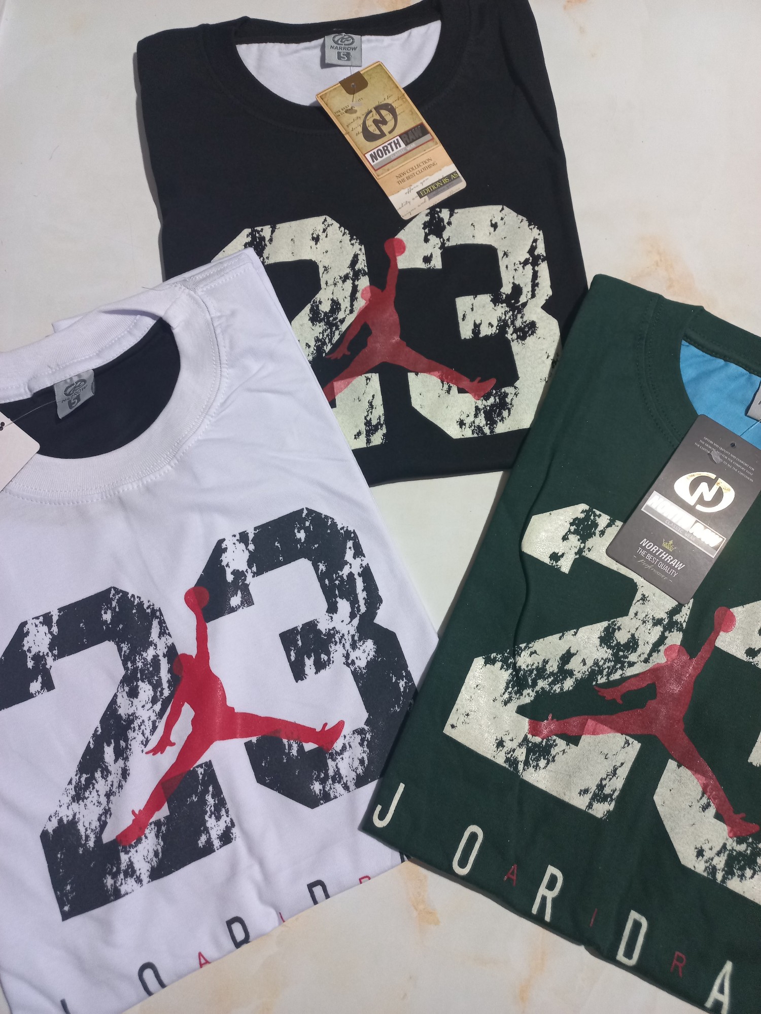 Remeras Jordan Algodón Peinado X Mayor - Imagen 2