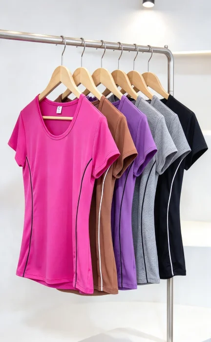 Remeras Deportivas de Lycra/20 con Vena