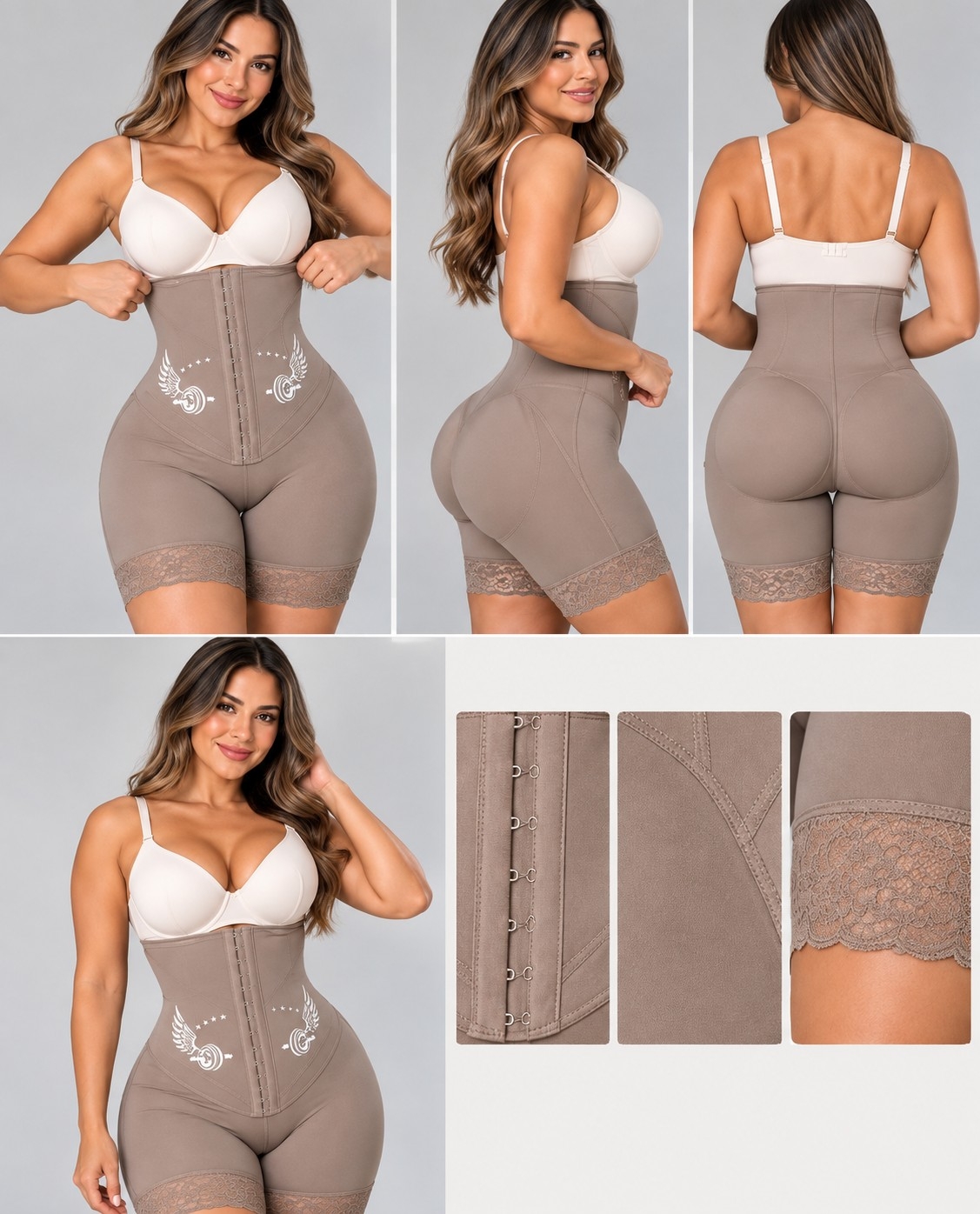 Biker con Faja  Talles M/l/xl/xxl/ Excelente Calidad - Imagen 9